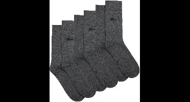 Petrol Industries Heren Sneakersokken - 3-pack Enkelsokken - Sokken - Herensokken - Katoen - Multipack van 3 stuks - Grijs - Maat 39-42