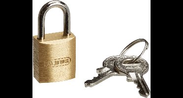 ABUS mini hangslot 60/15 15mm messing