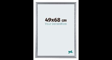 Your Decoration - Fotolijst 49x68 cm - Aluminium - Zilver Geborsteld - Tucson