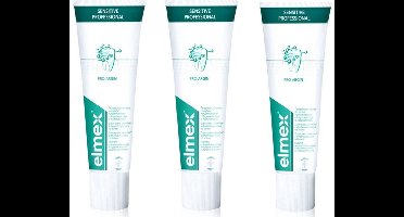 3x Elmex Tandpasta Sensitive Professional 75 ml
