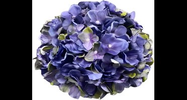 Buitengewoon de boet - Kunst hortensia tak paars groen 92 cm