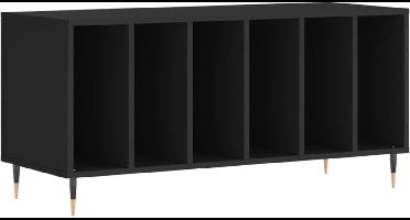 Zylo® Platenspeler Kast - Platenspeler Meubel - Ip Kast - 100x38x48cm - Zwart