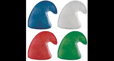 Kaboutermuts - smurfenmuts - dwergmuts - rode muts - onesize