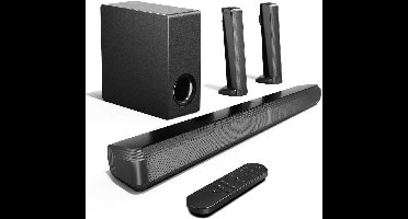 ApexArte® Surround set Home Cinema - Speakers - Thuisbioscoop Set - Draadloos - Bluetooth - Zwart