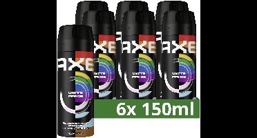AXE Deodorant Bodyspray - Unite - met een onweerstaanbare geur - 6 x 150 ml