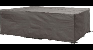 Perel Buitenhoes voor tuinset, grijs, rechthoekig, 280 cm x 230 cm x 80 cm