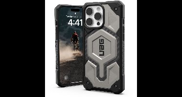 UAG - Monarch Pro Mag geschikt voor iPhone 16 Pro Max Hoesje - titanium