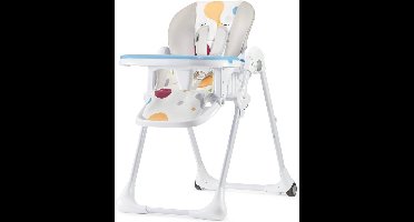 ApexArte® Kinderzetel - Eetstoel Baby 6 Maanden en Ouder - Kinder Eetstoel - Kinderstoel - Inklapbare Eetstoel - Wit
