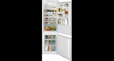 Candy CBT5518EW Inbouw-koel-vriescombinatie, sleepdeurtechniek, tweedeurs, Total No Frost, 248 liter, vriesgedeelte onderaan