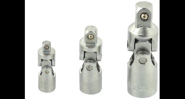 Kniestuk set - Knie adapters - 3 delig - 1/4 duims, 3/8 duims en 1/2 duims - GEKO