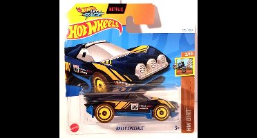 HOT WHEELS RALLY SPECIALE BLACK/BLUE NETFLIX 179/250 1:64 HW DIRT 2/10