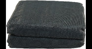 Gaaskleed 3000x1800mm gitzwart RAL 9005 - Aanhangernet - Fijnmazig - Afdeknet - Net voor aanhangwagen - Novio