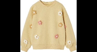 Vertbaudet Meisjessweater met 3D bloemen