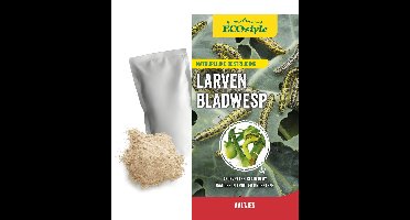 ECOstyle 10 mln Aaltjes FC tegen Larven Bladwesp - Bestrijdingsmiddel - Natuurlijk & Biologisch - Tegen Bladschade - Vanaf 10 °C Omgevingstemperatuur - Werken 24 uur per Dag - 60 m2
