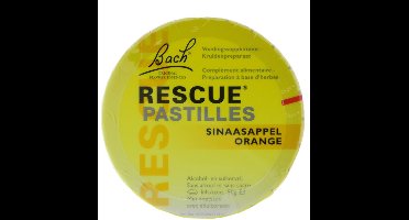 Bach Rescue Pastilles Sinaasappel - 2 x 50 gr - Voordeelverpakking
