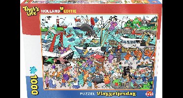 Goliath That's Life Hollandse Editie Vlaggetjesdag - 1000 Puzzelstukjes - Legpuzzel (68x48cm)