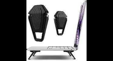 Ergonomische Aluminium Mini Laptopstandaard - 4 Stuks voor Tablets en Laptops (12-17 inch)
