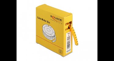 Kabelmarkeringskast, nr. 3, geel, 500 stuks