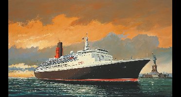 Revell Modelbouwpakket Schepen - 05806 RMS Queen Elizabeth 2 - Oceaan Passagiersschip Plastic - 1:1200 - Modelbouw