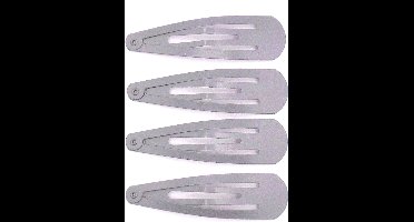 Klik-klak haarspeldjes grijs