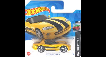 Hot Wheels Dodge Viper RT 10 - Geel - 7 cm - Schaal 1:64 - Voertuig