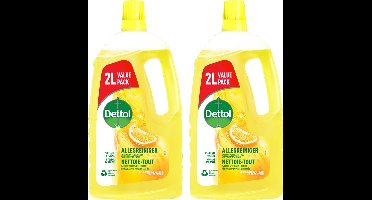 BE - Dettol Nettoie-tout P&F Eclat de Citron 2L - 2 Stuks - Voordeelverpakking
