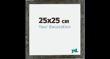 Your Decoration - Fotolijst 25x25 cm - MDF - Blauw Goud Gemeleerd - Mura