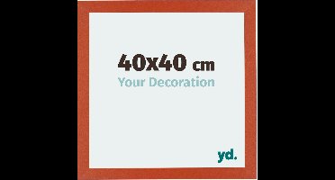 Your Decoration - Fotolijst 40x40 cm - MDF - Oranje - Mura