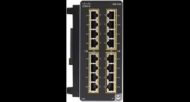 Cisco Catalyst IE3300 Managed L2 Gigabit Ethernet (10/100/1000) Power over Ethernet (PoE) Zwart