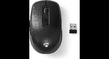 Nedis Muis - Draadloos - 800 / 1200 / 1600 dpi - Instelbare DPI - Aantal knoppen: 6 - Rechtshandig