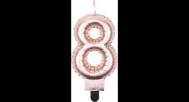 Foil balloon candle rose - 8