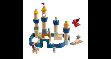 PlanToys Houten Speelgoed Kasteel Blokken-Orchard