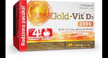 Gold-Vit D3 2000 i.u. 120 tablets PL/NL label
