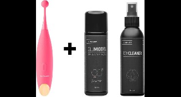 Stimulator-Pro - Vibrators voor Vrouwen - Luxe Pinpoint Vibrator - Sex toys - Clitoris stimulator - Mini Vibrator - Inclusief spannend E-book - Roze - Inclusief 100ML Glijmiddel op Waterbasis & 150ML Toycleaner