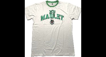 Bob Marley - Collegiate Crest Heren T-shirt - M - Wit