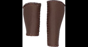 Dresco Fietshandvatten Ergo Leer 135/92mm Bruin