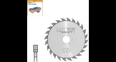 CMT Twee-delige HW voorritszaag HW 100x20x2,8-3,6 Z20 MDF, HDF
