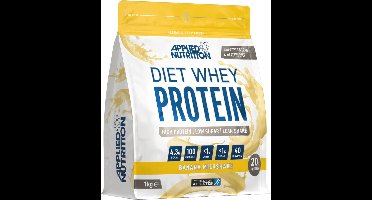 Applied Nutrition - Diet Whey (Banana Milkshake - 1000 gram) - Whey Protein - Eiwitpoeder - Eiwitshake