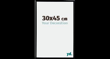 Your Decoration - Fotolijst 30x45 cm - Kunststof - Zwart Mat - Bordeaux