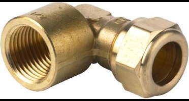 VSH Super Knel Messing knel knie x binnendraad 3/8 x12mm conisch