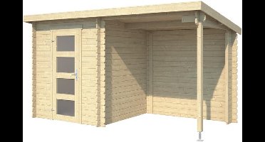 Blokhut met Overkapping Jelle - Vuren