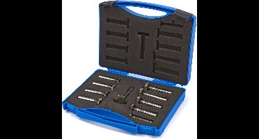 HBM 10 Delige HSS M-2 T-Gleuf Frezenset