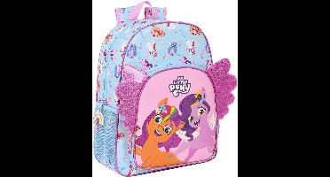 My Little Pony - Rugzak - Wild & free - Blauw Roze - 33 x 42 x 14 cm