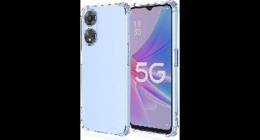 Hoesje geschikt voor Oppo A58 5G - Back Cover Case ShockGuard Transparant