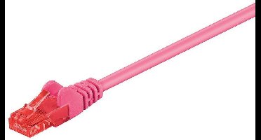 Wentronic CAT6 Netwerkkabel - RJ45 - Magenta - 5 m