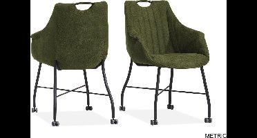 MX Sofa Eetkamer stoel Metric | kleur: Mos