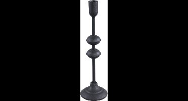 PTMD Ciba Kandelaar - 40 x 21 x 35 cm - Ijzer - Zwart