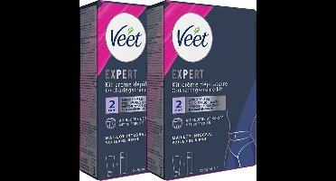 Veet - Expert - Ontharingscreme Bikini Kit 100ml (2 x 50ml) - 2 Stuks - Voordeelverpakking