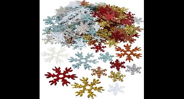 Pailletten, afm 25+45 mm, diverse kleuren, 250 gr/ 1 doos