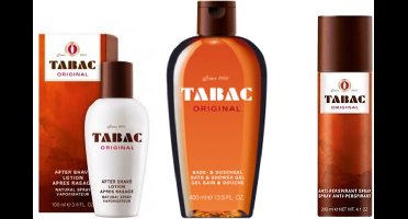 Tabac Original SET - After Shave 150 ml & Douchegel XL 400 ml & Deodorant Anti Transpirant Spray 200 ml